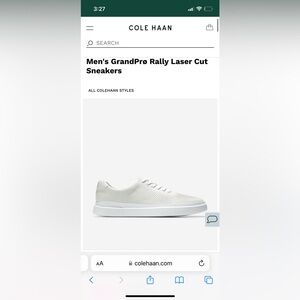 Men's GrandPrø Rally Laser Cut Sneakers